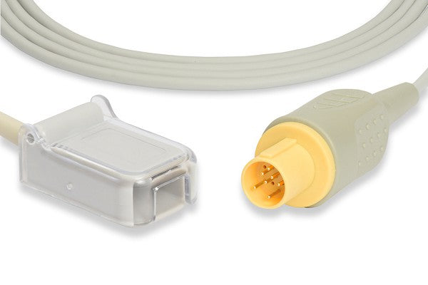 SpO2 adapter cable is compatible with Hellige monitors