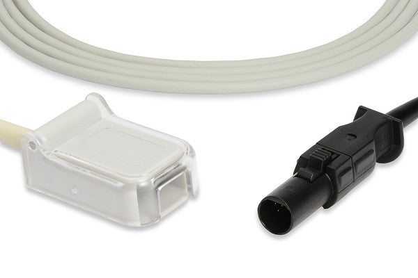 Nellcor non-Oximax sensor with a 9-Pin DB9 connector to Corometrics 118, 511, and 556 pulse oximeters