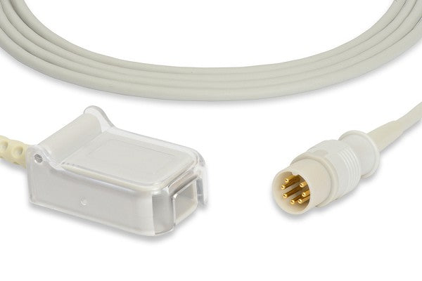 Medical SpO2 adapter or extension cable used for connecting a pulse oximeter sensor to a patient monitor