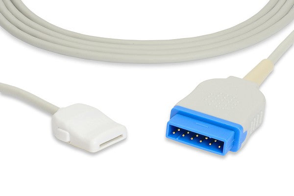 GE Healthcare SpO₂ adapter or extension cable, compatible with various GE patient monitors