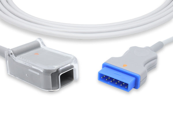 GE Healthcare/Marquette compatible SpO2 adapter cable