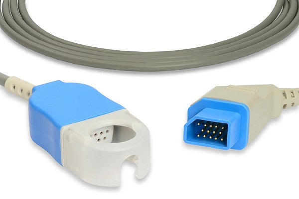 Nihon Kohden compatible SpO2 adapter cable (Model JL-900P)