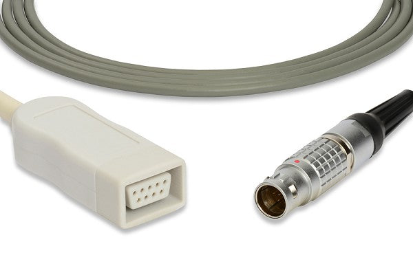 Covidien/Nellcor compatible SpO2 adapter cable used in patient monitoring systems