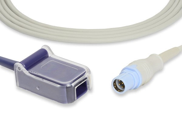 Medical SpO2 (blood oxygen saturation) adapter or extension cable