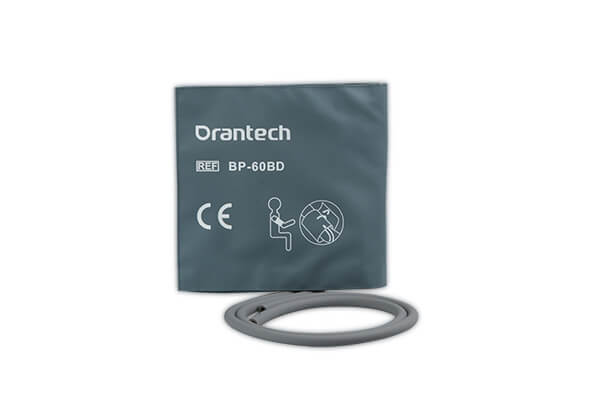 Orantech BP-80BS reusable non-invasive blood pressure (NIBP) cuff. It is used for measuring blood pressure in adults