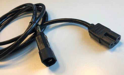 This is an IEC 320 C13 to C14 power cord