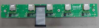 This is an electronic sensor board used in computerised embroidery machines