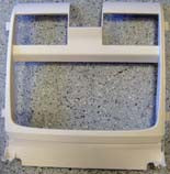 This is an NCR 6632 Fascia Assembly, an ATM part