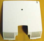 This is an LG refrigerator fresh air filter cover, part number MCR66849208 or MCR66849219