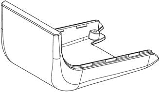 This is a Poly Studio R30/P15 wall mount bracket