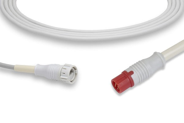 Invasive Blood Pressure (IBP) adapter cable, a type of medical equipment used in clinical settings