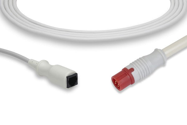 Invasive Blood Pressure (IBP) adapter cable, a type of medical equipment used in clinical settings