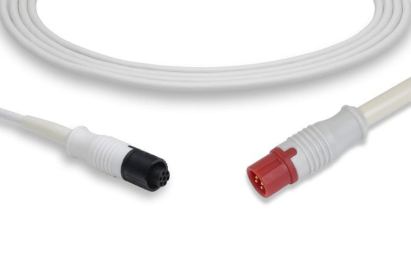 Invasive Blood Pressure (IBP) adapter cable, a type of medical equipment used in clinical settings
