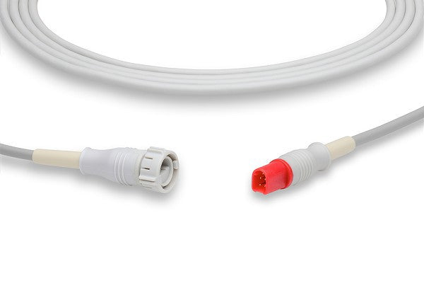 IBP (Invasive Blood Pressure) adapter cable, used to connect an invasive pressure transducer to a patient monitor.