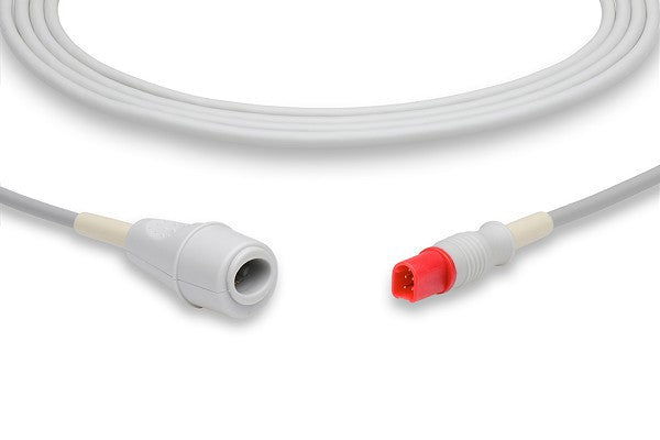 IBP (Invasive Blood Pressure) adapter cable, used to connect an invasive pressure transducer to a patient monitor.