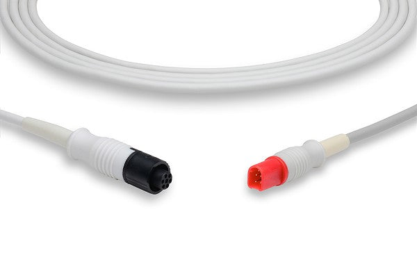 IBP (Invasive Blood Pressure) adapter cable, used to connect an invasive pressure transducer to a patient monitor.