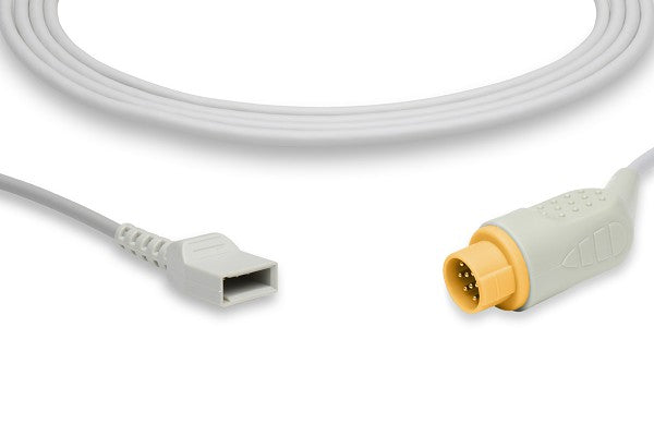 Invasive Blood Pressure (IBP) adapter cable used in patient monitoring