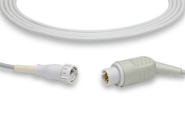 AAMI-compatible Invasive Blood Pressure (IBP) adapter cable used in medical monitoring