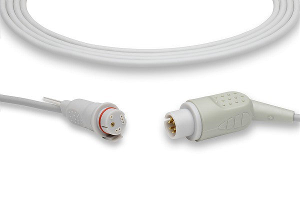IBP (Invasive Blood Pressure) adapter cable used with patient monitors.
