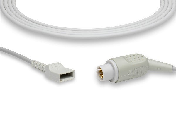 AAMI-compatible invasive blood pressure (IBP) adapter cable