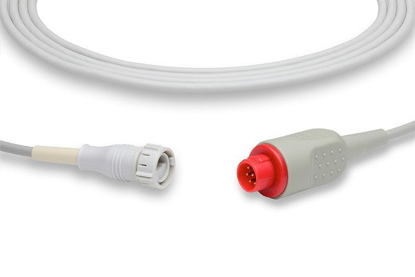 Invasive blood pressure (IBP) adapter cable used in medical monitoring