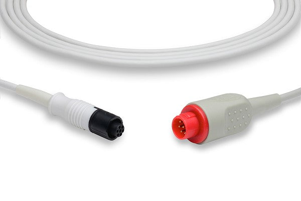Medical IBP (Invasive Blood Pressure) adapter cable. This cable is designed to connect disposable pressure transducers to patient monitoring systems