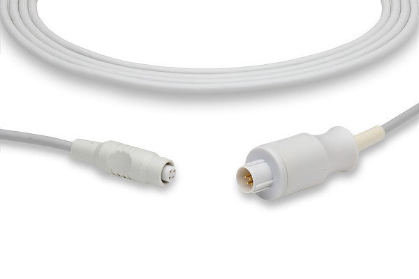 Invasive Blood Pressure (IBP) adapter cable, used to connect a disposable pressure transducer to a patient monitor