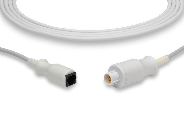 The image displays an IBP (Invasive Blood Pressure) adapter cable