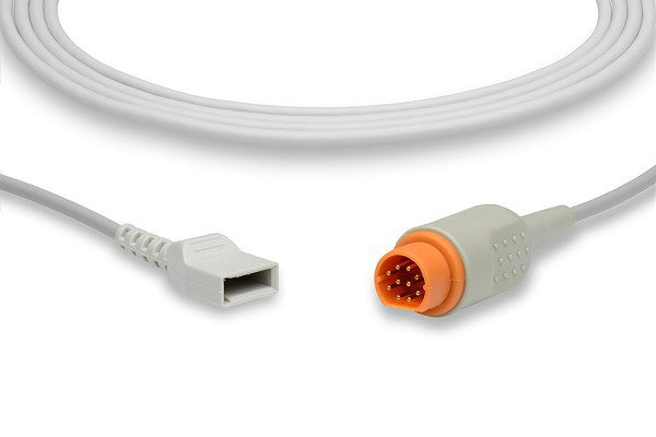 Medical invasive blood pressure (IBP) adapter cable, likely compatible with Draeger patient monitors