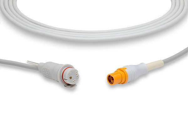 Invasive Blood Pressure (IBP) adapter cable, a medical accessory used in patient monitoring