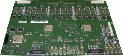 This is a GE Healthcare RFM221 FE-Mainboard, also known as the DBM128S assembly, used in various Voluson ultrasound systems