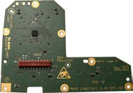 This is a controller printed circuit board (PCB)