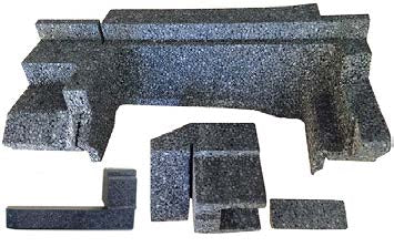 This is an Aventis adjustable foam PC packaging set designed for shipping tower desktops