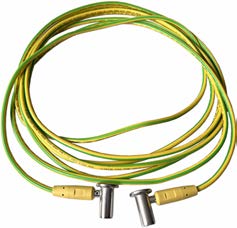 This is a potential equalization cable or earthing cable, typically used for safety grounding in electrical installations
