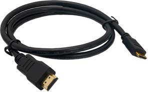 This is a Micro HDMI to HDMI cable, used to connect devices with a Micro HDMI port (like some cameras or tablets) to a standard HDMI display