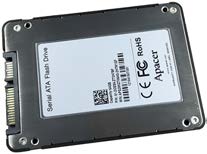 This is an Apacer Serial ATA (SATA) Solid State Drive (SSD)