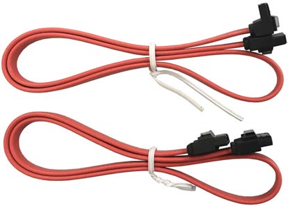 These are internal SATA data cables used for connecting storage devices like hard disk drives (HDD) and solid-state drives (SSD) to a computer's motherboard