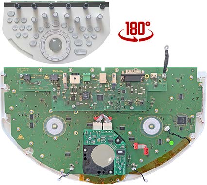 This is an original replacement motherboard for a Roborock S50, S51, S52, or S55 series robot vacuum cleaner