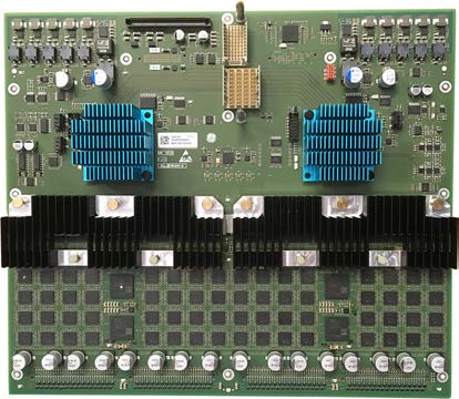 This is a GE Healthcare Voluson Expert 22 front-end acquisition board