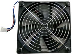 This is a computer cooling fan, often used as a case, CPU, or power supply unit (PSU) fan in electronic devices.