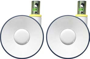 These are Tente Linea series hospital bed castors. They are specialized swivel wheels used on medical equipment like hospital beds.
