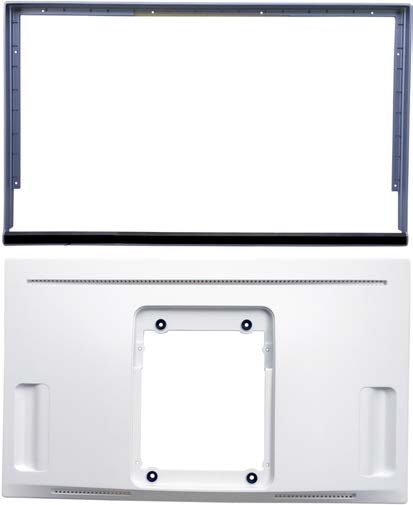 This image displays the components of a medical panel PC, likely the Avalue HID series