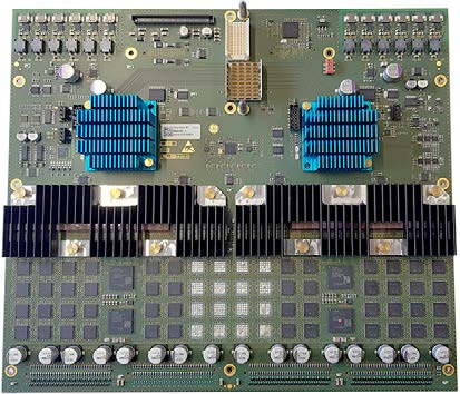 This is a GE Healthcare Voluson Expert 22 front-end acquisition board