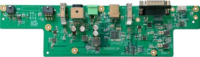 This is the Texas Instruments DP83TD510E-EVM (Evaluation Module), an Ethernet Physical Layer (PHY) evaluation board