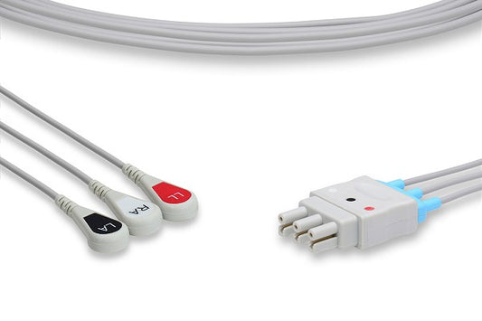 3 Leads Snap - Bionet Compatible ECG Leadwire