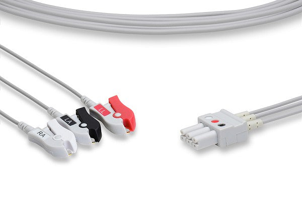This is a set of Philips compatible ECG leadwires used for electrocardiogram monitoring.