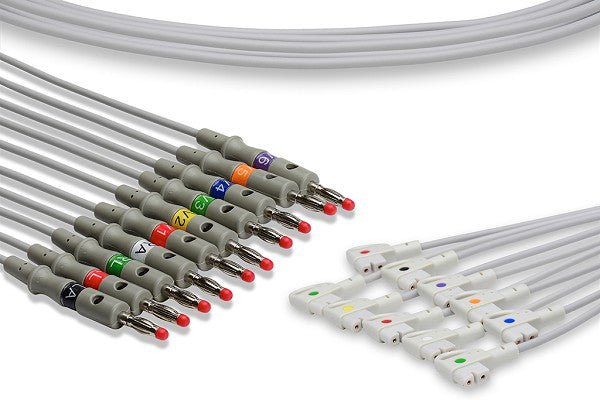This is a set of 10-lead EKG leadwires