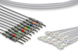 10 Leads Needle - Philips Compatible EKG Leadwire