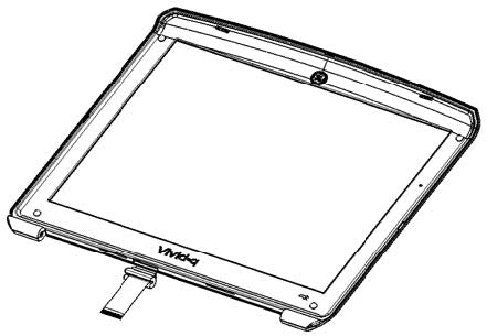 This is a display module for a GE Vivid q diagnostic ultrasound system