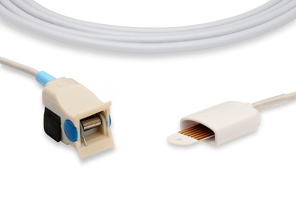 Medical SpO2 sensor probe, likely a pediatric clip type
